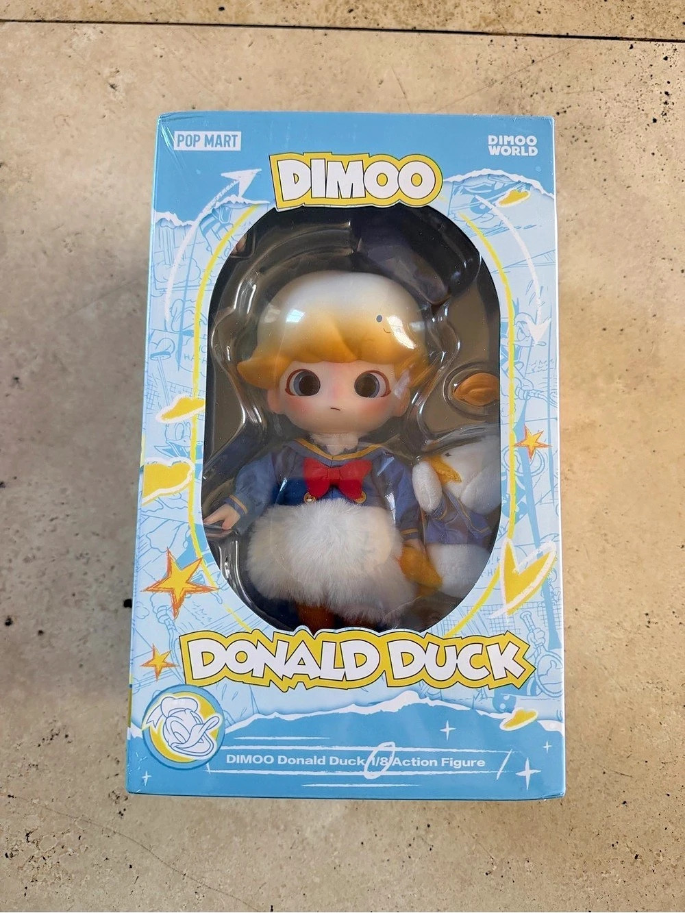 POPMART DIMOO Donald Duck 1/8 Mobile Doll Toy Gift Cute Doll Figure Toy Gift